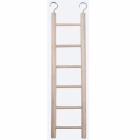 StarlingPet Wooden Ladder for Small Animals 6step bird cage parrot food bird toys bird perch bird treats