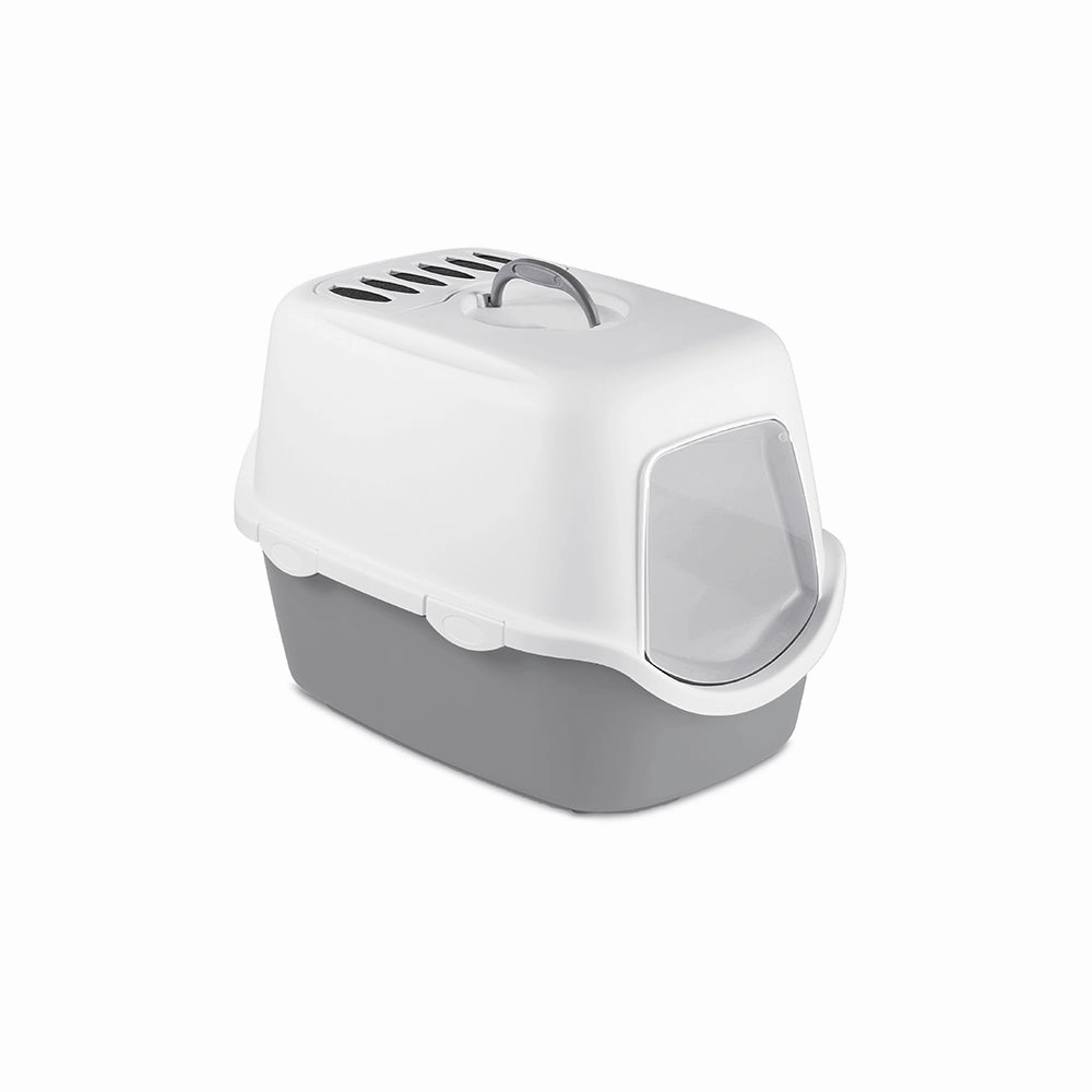 Stefanplast Cathy Filter Stone Grey 56cm x 40cm x H40cm cat litter box,cat cage