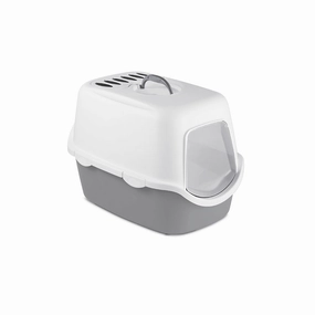 Stefanplast Cathy Filter Stone Grey 56cm x 40cm x H40cm cat litter box,cat cage