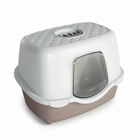 Stefanplast Tres Chic Indoor Filter Cat Litter Box Dove Grey cat litter box,cat cage