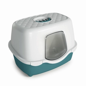 Stefanplast Tres Chic Indoor Filter Cat Litter Box English Green cat litter box,cat cage