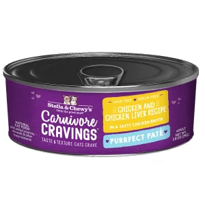 Stella & Chewy's Carnivore Cravings Purrfect Pate Chicken and Chicken Liver Cat Food organic cat food, holistic cat food