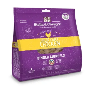 Stella & Chewy's Chick Chick Chicken Dinner Raw Frozen Morsels raw food for cats, raw meat cat diet