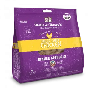 Stella & Chewy's Grain Free Chick Chick Chicken Dinner Morsels Freeze Dried Raw Cat Food freeze dried cat food, raw cat food
