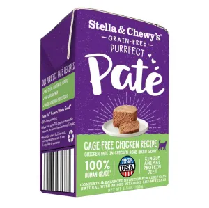 Stella & Chewy's Purrfect Pate Cage Free Chicken Recipe Wet Cat Food grain free cat food, no grain dry cat food