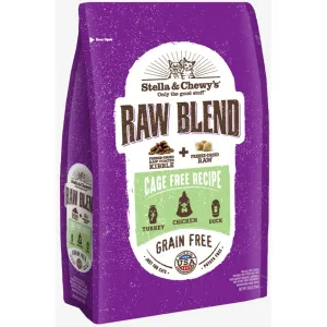 Stella & Chewy's Raw Blend Cage-Free Recipe Cat Kibble - 5lbs organic cat food, holistic cat food
