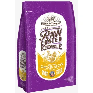 Stella & Chewy's Raw Coated Cage-Free Chicken Recipe Cat Kibble  - 5lbs organic cat food, holistic cat food