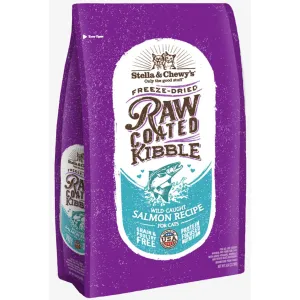Stella & Chewy's Raw Coated Wild-Caught Salmon Recipe Cat Kibble  - 5lbs cat toys, cat supplies