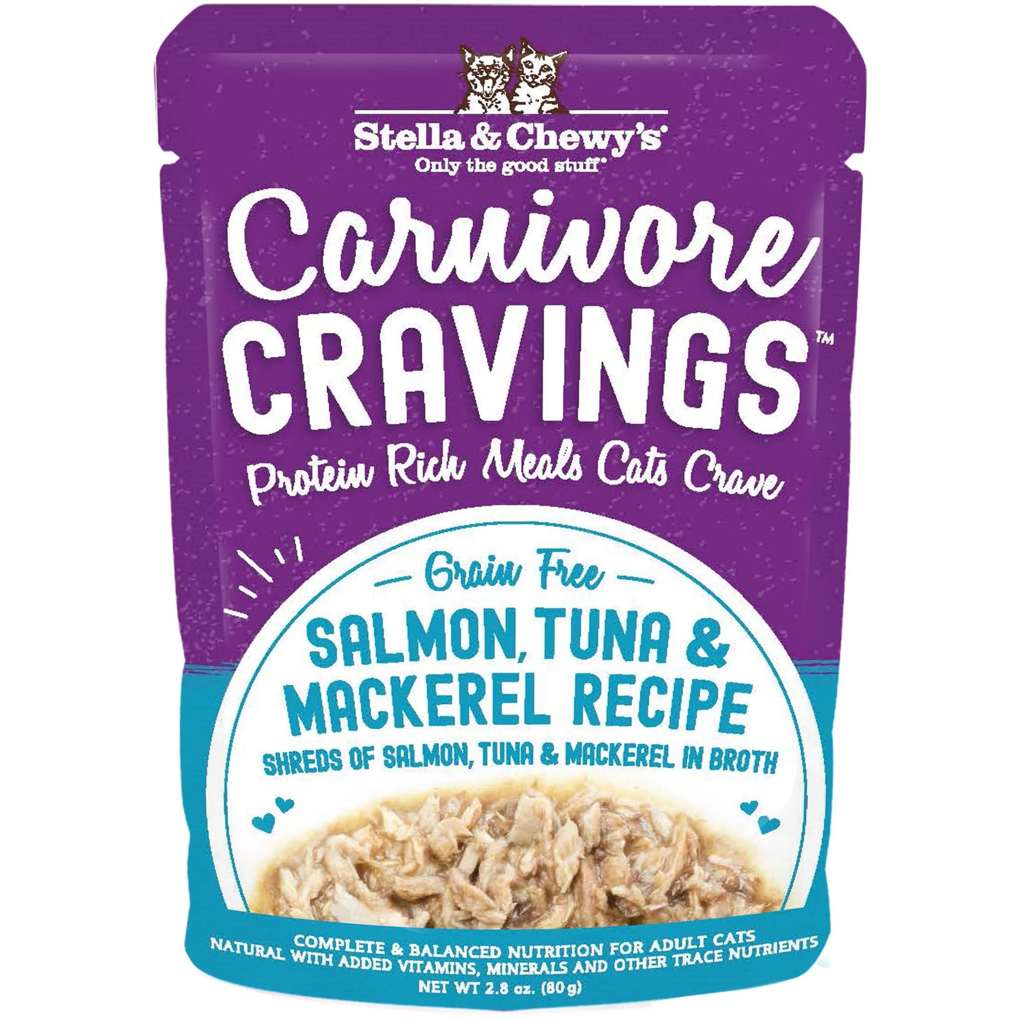 Stella & Chewy's Salmon, Tuna, & Mackerel Canned Cat Food organic cat food, holistic cat food