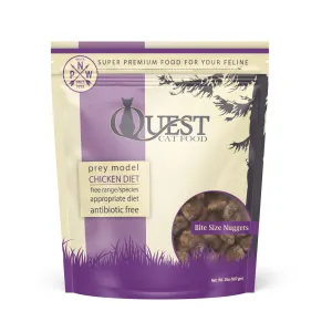Steve's Real Food Quest Raw Frozen Chicken Diet for Cats grain free cat food, no grain dry cat food