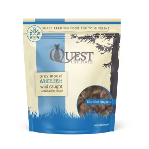 Steve's Real Food Quest Raw Frozen Whitefish Diet for Cats healthy cat food, premium dry cat food