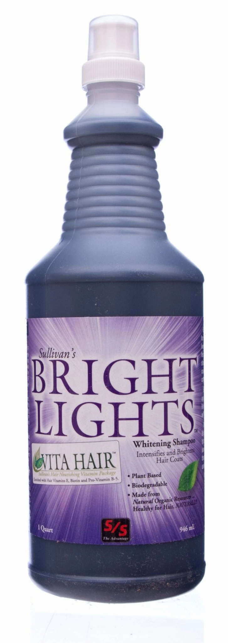 Sullivan's Bright Lights Whitening Shampoo fish tank item,aquarium supply