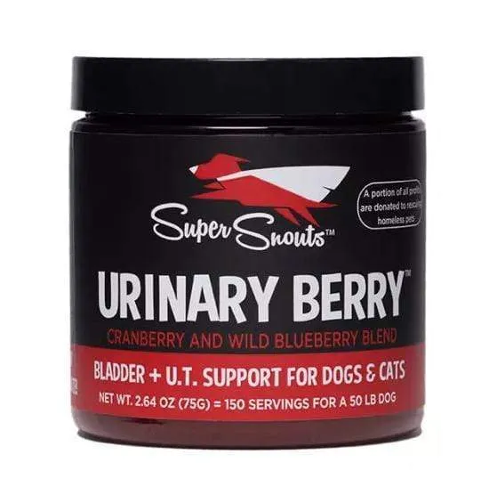 Super Snouts Urinary Berry Powder Supplement for Dogs and Cats multivitamin for cats, daily cat supplements