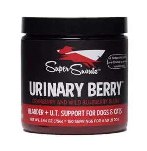 Super Snouts Urinary Berry Powder Supplement for Dogs and Cats multivitamin for cats, daily cat supplements
