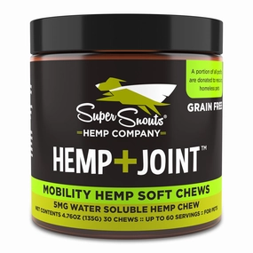 Super Snouts Grain Free HEMP   JOINT Mobility Hemp Chews cat joint supplements, senior cat joint care