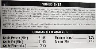 Supreme Cat food 40lb