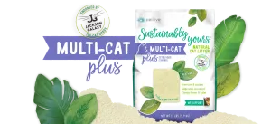 Sustainably Yours Multi-Cat Litter Plus adult cat food, best cat food for adults