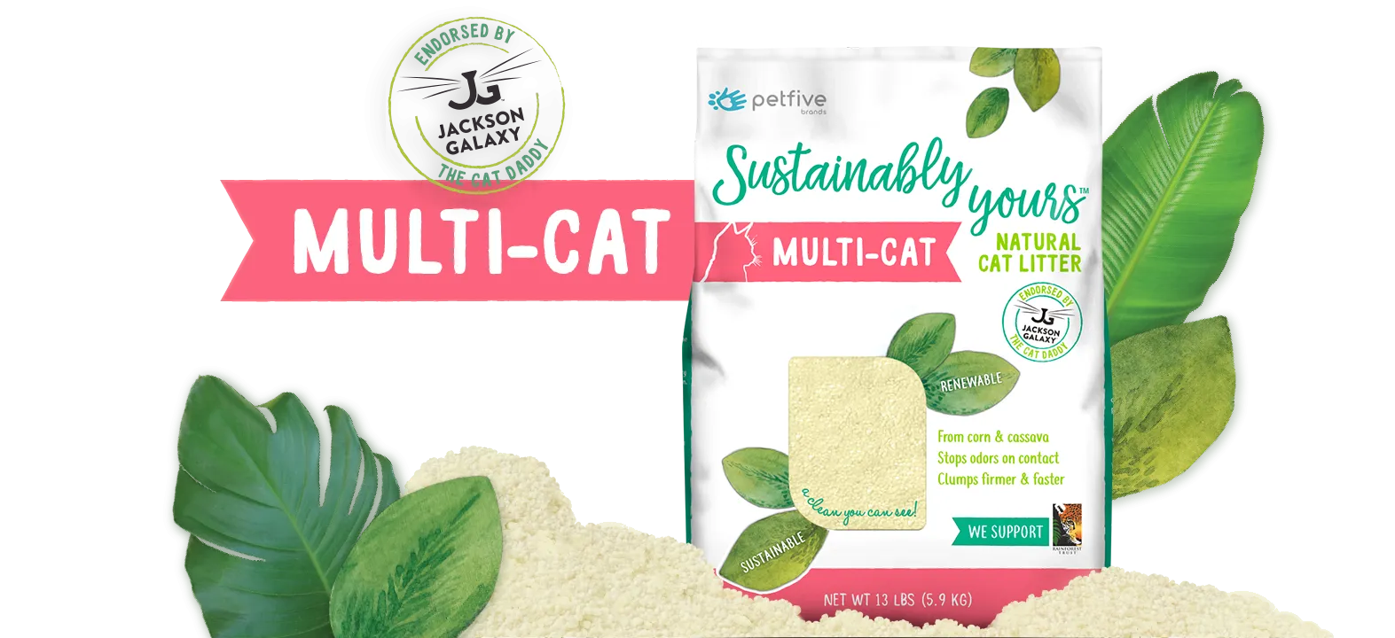 Sustainably Yours Multi-Cat Litter adult cat food, best cat food for adults