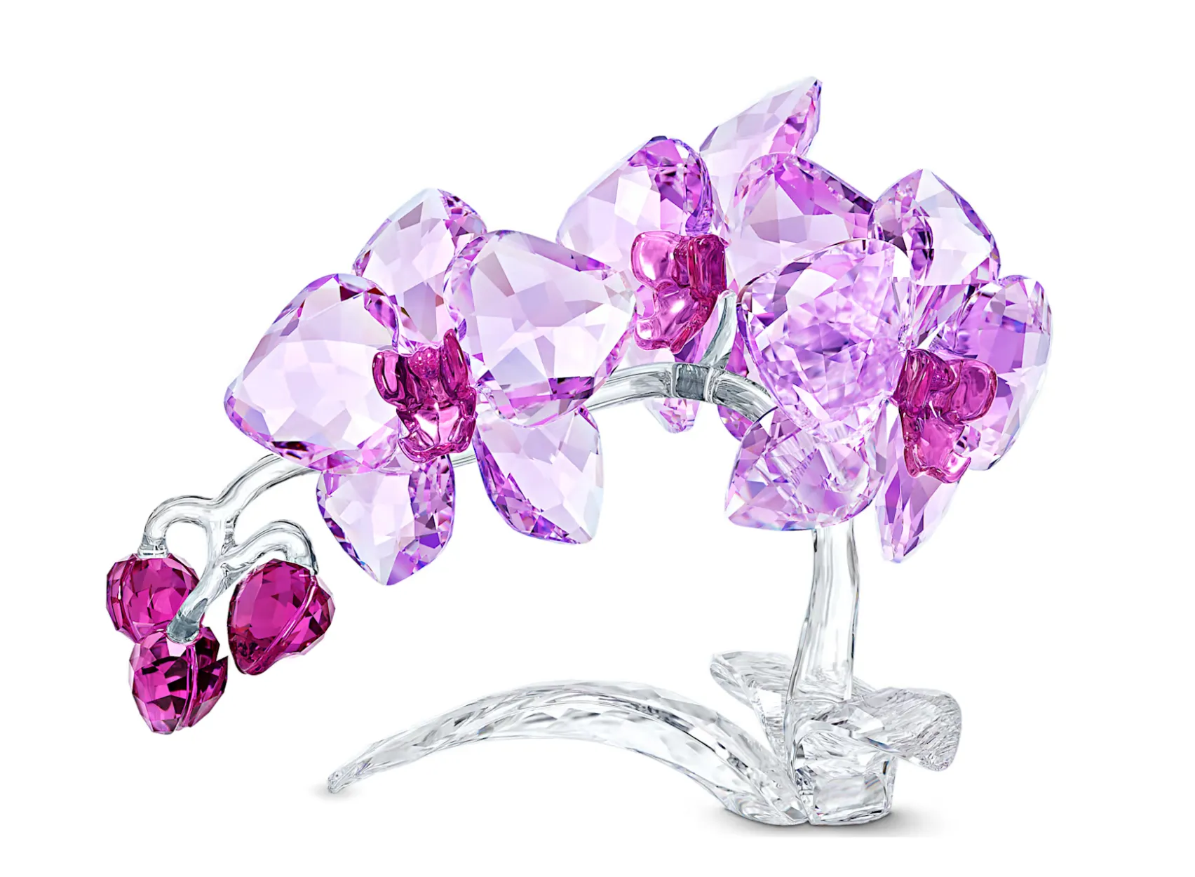 Swarovski Crystal Jewellery Crystal Flowers - Orchid