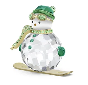 Swarovski Crystal Jewellery Holiday Cheers: Dulcis Green Snowman
