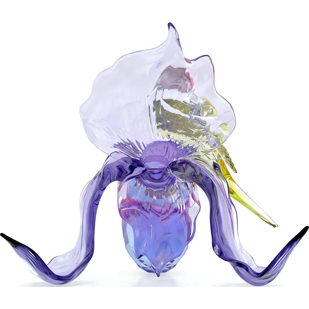 Swarovski Crystal Jewellery Idyllia Gouldian Finch and Orchid