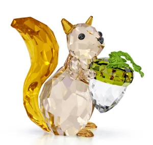 Swarovski Crystal Jewellery Idyllia Squirrel and Acorn