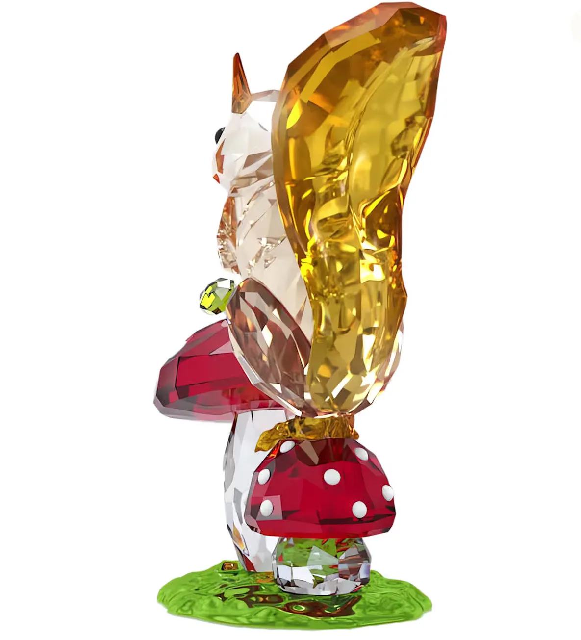 Swarovski Crystal Jewellery Ldyllia: Squirrel and Mushroom