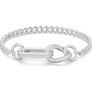 Swarovski Jewellery Swarovski Dextera Rhodium Plated White Crystal Links Bracelet