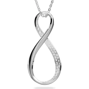 Swarovski Jewellery Swarovski Exist Rhodium Plated White Crystal Infinity Pendant