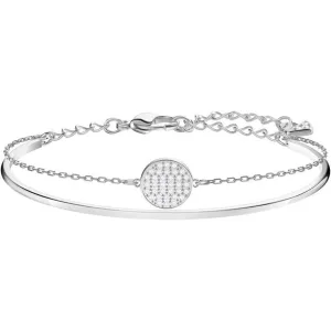 Swarovski Jewellery Swarovski Ginger White Rhodium Plated Bangle