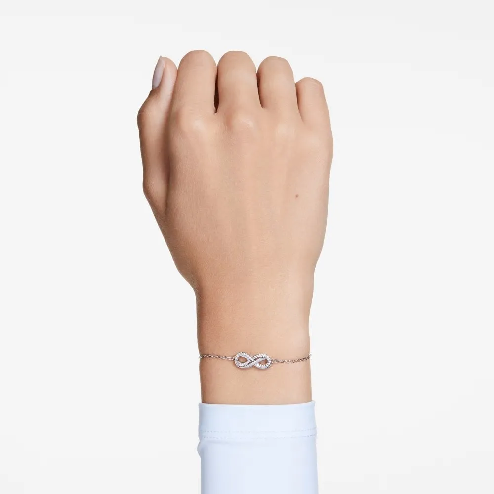 Swarovski Jewellery Swarovski Hyperbola Rhodium Plated Crystal Infinity Bracelet