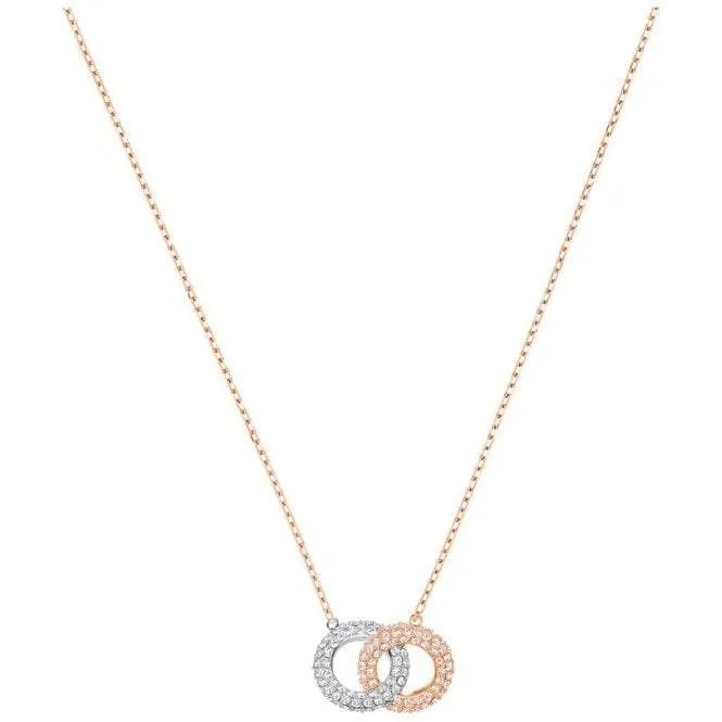 Swarovski Jewellery Swarovski Rose Gold Multi Crystal Necklace