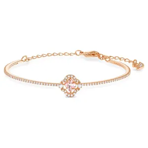 Swarovski Jewellery Swarovski Sparkling Dance Pink Rose Gold Tone Plated Bangle