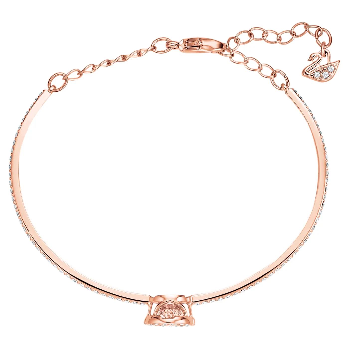 Swarovski Jewellery Swarovski Sparkling Dance Rose Gold Tone White Crystal Bangle