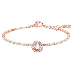 Swarovski Jewellery Swarovski Sparkling Dance Rose Gold Tone White Crystal Bangle