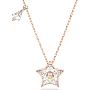 Swarovski Jewellery Swarovski Stella Rose Gold Tone Plated White Crystal Kite Cut Star Pendant