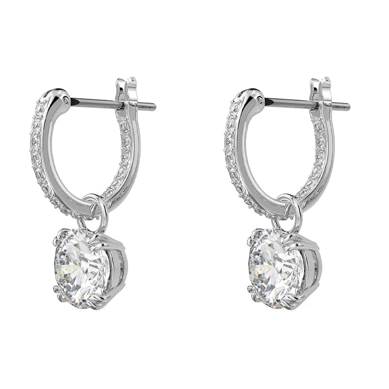 Swarovski Jewellery Swarovski Stilla Rhodium Plated Crystal Earrings