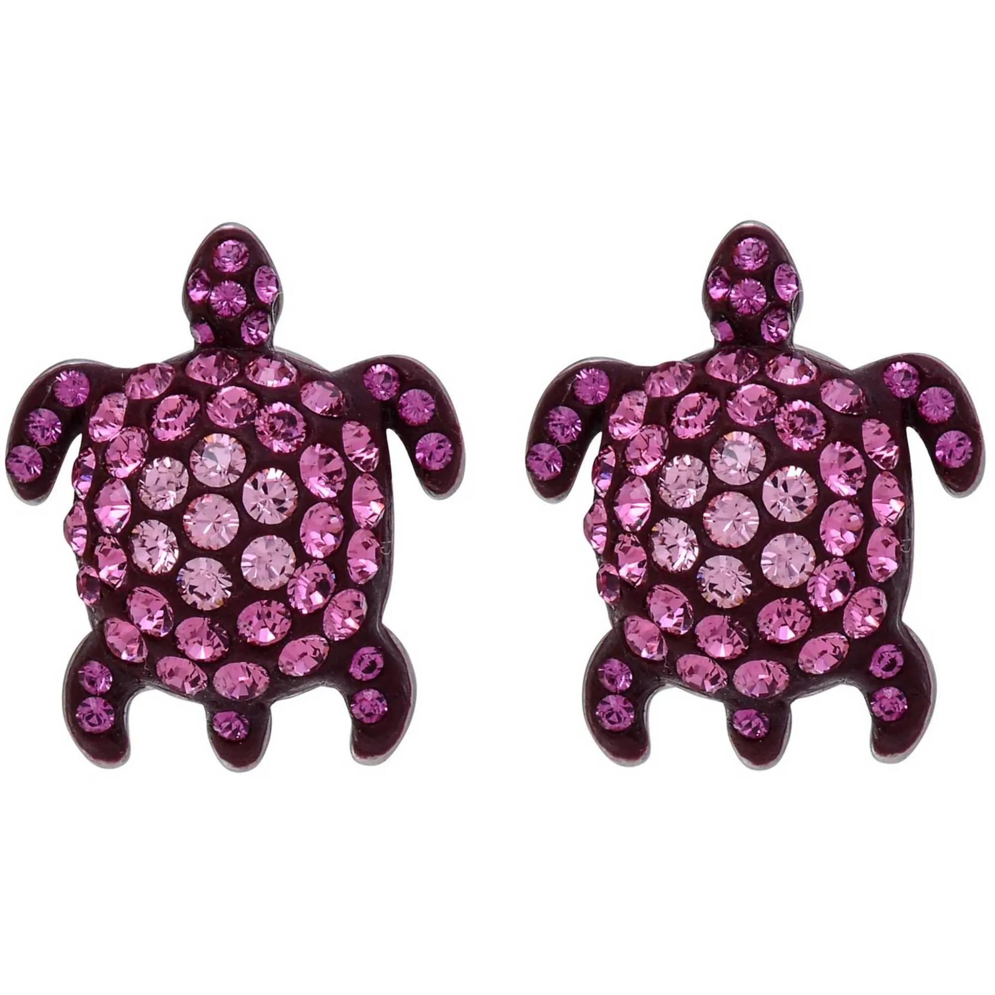 Swarovski Jewelry Swarovski Women's Earrings - Mustique Sea Life Rhodium Plated Pink Crystal | 5524396