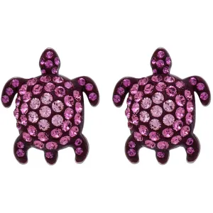 Swarovski Jewelry Swarovski Women's Earrings - Mustique Sea Life Rhodium Plated Pink Crystal | 5524396