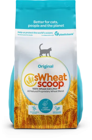 sWheat Scoop Fast Clumping Natural Original Cat Litter clumping litter for cats, natural cat litter