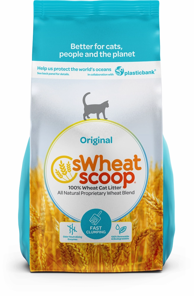 sWheat Scoop Fast Clumping Natural Original Cat Litter clumping cat litter, odor control litter