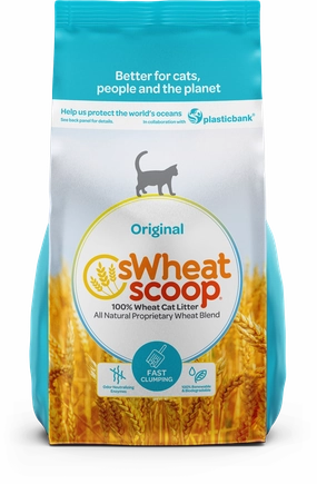 sWheat Scoop Fast Clumping Natural Original Cat Litter clumping cat litter, odor control litter