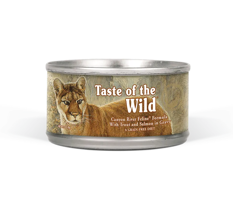 Taste of the Wild Canyon River Canned Cat Food wet cat food, canned cat food