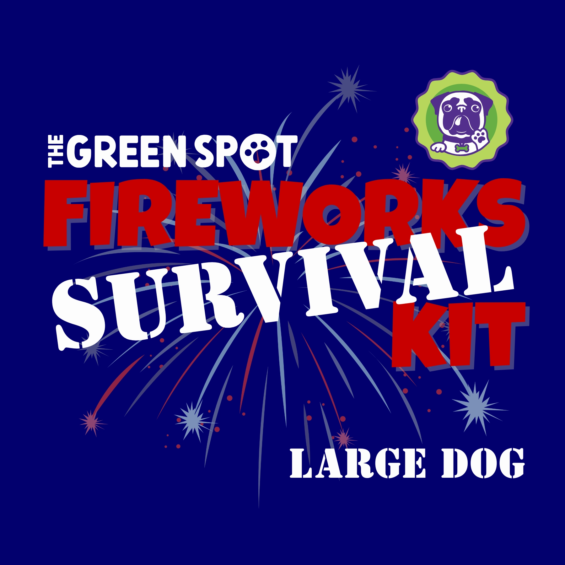 TGS Fireworks Survival Kit  Large Dog seasonal cat wear,holiday pet clothes