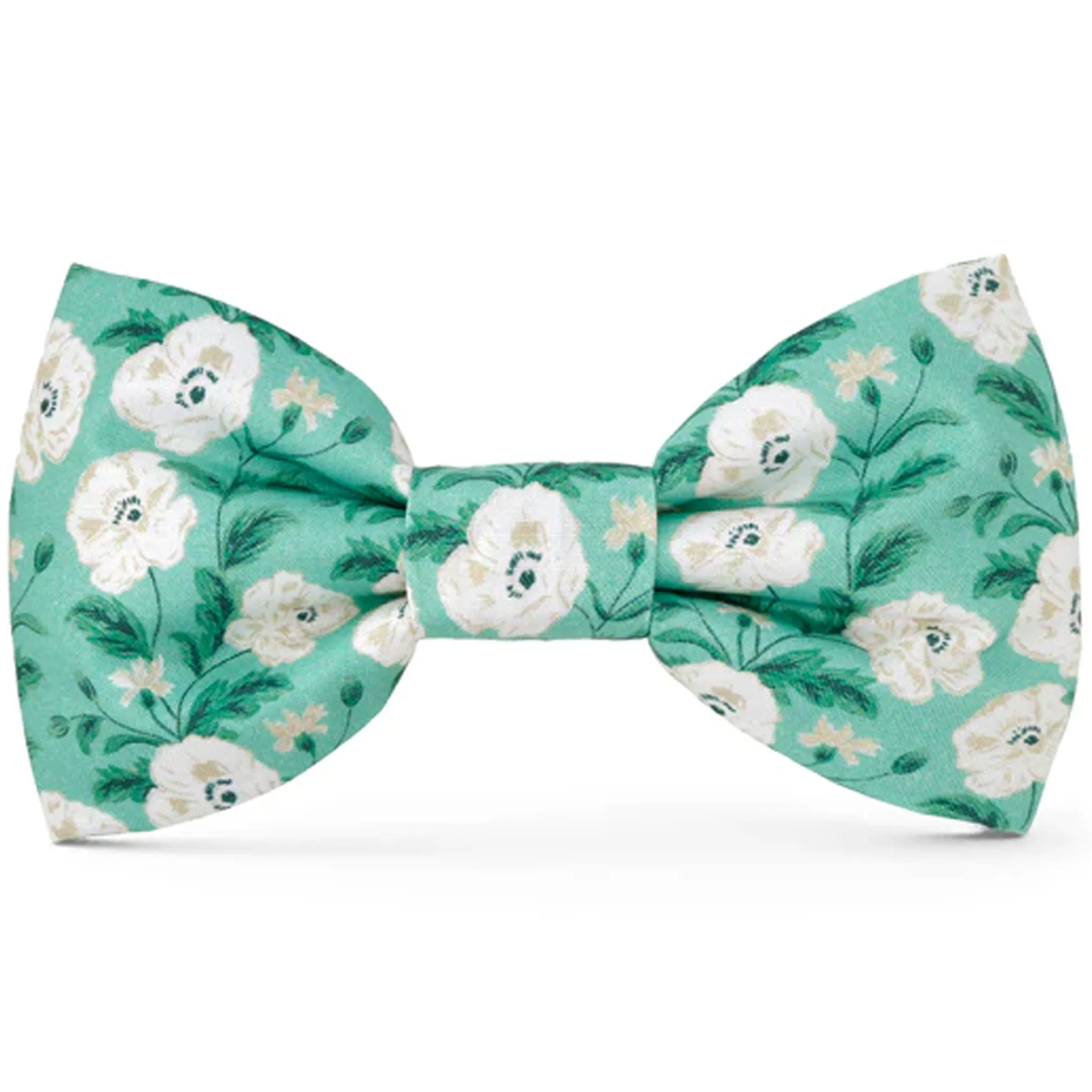 The Foggy Dog Bowtie - Seafoam Poppies cat toys, cat supplies