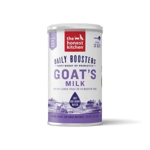 The Honest Kitchen Daily Boosters Probiotic Goat's Milk Liquid Treat for Dogs and Cats healthy cat food, premium dry cat food