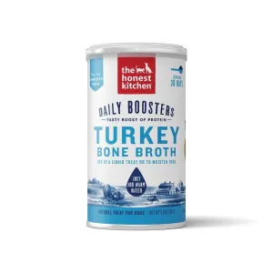 The Honest Kitchen Daily Boosters Turkey Bone Broth for Dogs and Cats multivitamin for cats, daily cat supplements
