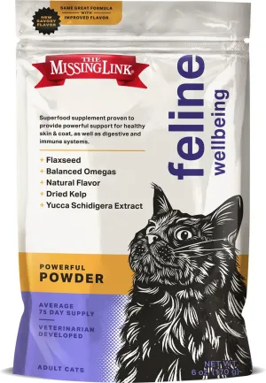 The Missing Link Ultimate Feline Superfood Powder Supplement for Cats cat essentials, basic cat supplies