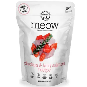 The New Zealand Natural Pet Food Co Meow Air-Dried Chicken & King Salmon Cat Treats crunchy cat treats, grain free cat treats