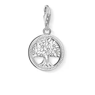 Thomas Sabo Jewellery Thomas Sabo Charm Club Sterling Silver Cubic Zirconia Tree Charm